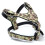 (Grey) Leather Dog Harness Collar Leash Set Spiked Studded Staffy for Pet Security 16