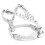 (Grey) Leather Dog Harness Collar Leash Set Spiked Studded Staffy for Pet Security 12
