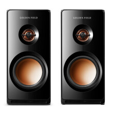 Desktop Multimedia 2.0 Soundtrack Speaker USB Wooden Small Audio Subwoofer Volume Adjustment 3.5mm Audio Interface Compatibility
