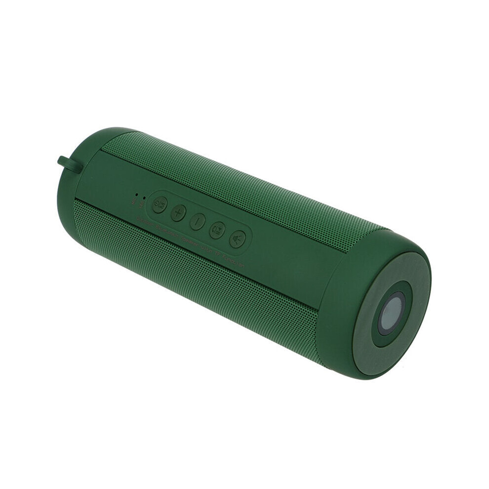 () Bluetooth Speaker 6W Stereo Noise Reduction Tf Card Soundbar Ipx5 Waterproof Flash 1800Mah Power Bank Outdoor Speaker With Mic Green/Light 6112212095560