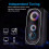 Mini Speaker Deep Bass RGB Streamer Light Effect 3.5mm USB Powered Desktop Loudspeaker for Laptop Computer Phone 7
