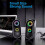 Mini Speaker Deep Bass RGB Streamer Light Effect 3.5mm USB Powered Desktop Loudspeaker for Laptop Computer Phone 4