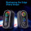 Mini Speaker Deep Bass RGB Streamer Light Effect 3.5mm USB Powered Desktop Loudspeaker for Laptop Computer Phone 3