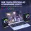 Gaming Speaker 2.0 Channel RGB Light Computer Speaker Stereo Bass Touch Control Gaming Wired USB/3.5mm Speaker 4