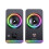 Gaming Speaker 2.0 Channel RGB Light Computer Speaker Stereo Bass Touch Control Gaming Wired USB/3.5mm Speaker 8