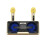 (Gold) Bluetooth Speaker with Two Wireless Microphone Mobile Wireless Karaoke Speaker Wireless Stereo Party Super Speaker Box 1