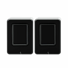 Gaming Speakers Wired Dual Computer Colorful LED Lights Loudspeaker Stereo Bass Satellite Speakers