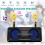 (Gold) Bluetooth Speaker with Two Wireless Microphone Mobile Wireless Karaoke Speaker Wireless Stereo Party Super Speaker Box 4