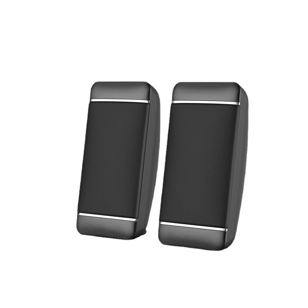 Greenzech (Black) Usb + Aux Wired 5W Audio Multimedia Loudspeaker Mini Pc Computer Speaker For Laptop Desktop Phone Black