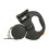 (Gray) Automatic Retractable Leash Can Hold Two Pets at The Same Time with Flashlight Lighting Guidance System Reflective Rope 7