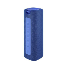 (Blue) Portable Bluetooth Speaker 16W Hi-Fi Bass TWS Wireless Soundbar IPX7 Waterproof Outdoor Speaker