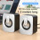 (Black) Mini Computer Speaker USB Wired Speakers 3D Stereo Surround Loudspeaker For PC Laptop Notebook Loudspeakers 9