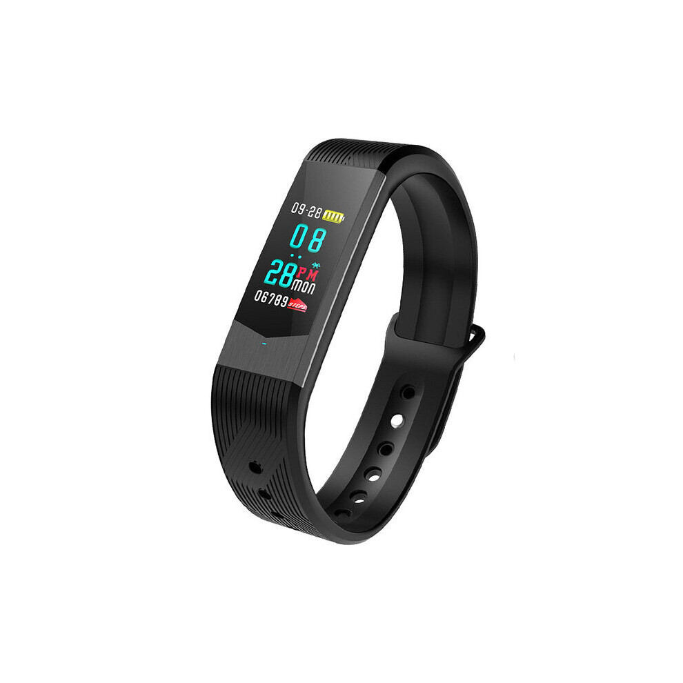 (Black) Digital Led Heart Rate Monitor Pedometer Sleep Fitness Tracker Smart Bracelet Wristband Black 9495687800202