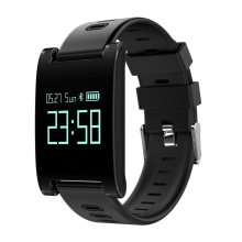 (Black) Bluetooth Heart Rate Monitor Sleep Monitor Sport Smart Wristband for Mobile Phone