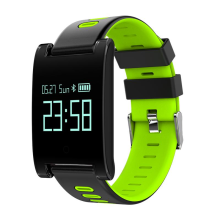 (Green) Bluetooth Heart Rate Monitor Sleep Monitor Sport Smart Wristband for Mobile Phone