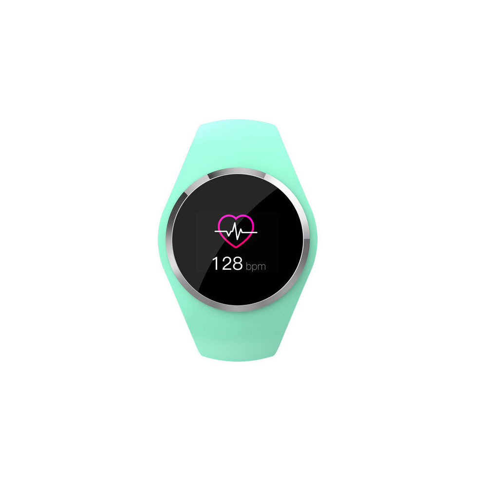 Greenzech (Green) 1.0Inch Blood Pressure Heart Rate Monitor Long Standby Fitness Tracker Smart Wristband