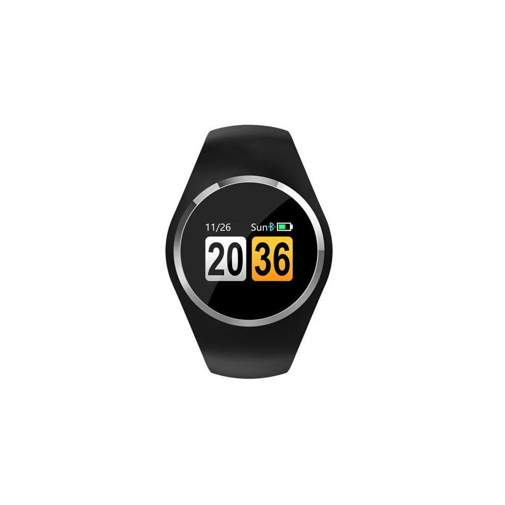 Greenzech (Black) 1.0Inch Blood Pressure Heart Rate Monitor Long Standby Fitness Tracker Smart Wristband