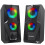 Computer Speaker Gaming Speaker RGB Light PC 2.0 USB Powered Stereo Volume Control Desktop Speaker 5