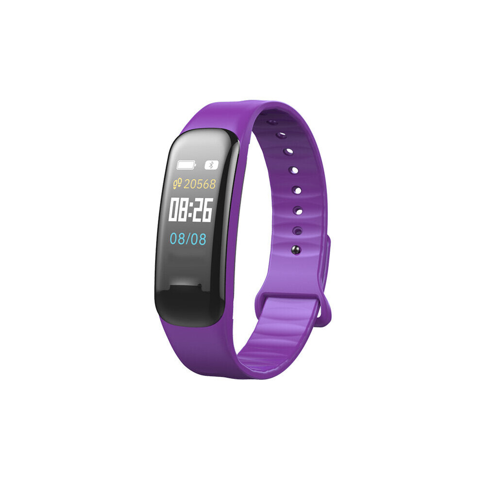 Photos - Other Trainers GreenZech  Blood Pressure Oxygen Heart Rate Monitor Fitness Tracker Bluetooth Smart Wristband (Purple)