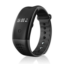 (Black) Heart Rate Message Call Reminder Function Smart Band for iphone 8/X Xiaomi