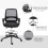 Vinsetto Vinsetto Draughtsman Chair Tall Office Chair with Adjustable Height 8