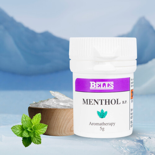 Menthol Crystals 5g Congestion Blocked Nose Relief Cold Flu Natural 1