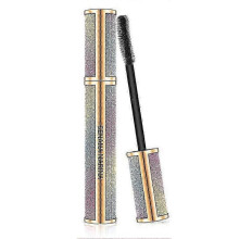 (Mascara) 3D Silk Fiber Waterproof Mascara Eyelash Extension Black Browm Thick Curling
