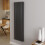 AICA (Double 1600x472mm, Anthracite) Designer Oval Column Radiator Central Heating 1
