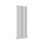 AICA (Double 1600x472mm, White) Designer Oval Column Radiator Central Heating 4