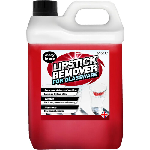 2 x 2.5 Litre Lipstick Remover Ready To Use Liquid Formula 1
