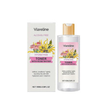 Viareline Witch Hazel Rose Moisturizing Toner Deep Nourishing Hydrating Gentle Moisturizing Facial Treatment