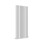 AICA (Double 1600x590mm, White) Designer Oval Column Radiator Central Heating 4