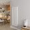 AICA (Double 1600x590mm, White) Designer Oval Column Radiator Central Heating 1