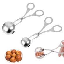 Meatball Shaper Set - Stainless Steel Non-Stick Maker With Spoons And Tongs, Clip Mould For Meatballs, Pack Of 2