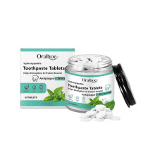 Oralhoe Mint Bright White Toothpaste Tablets Oral Odor Removal Fresh Breath Portable Toothpaste Chewable Tablet