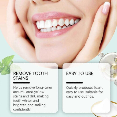 Oralhoe Mint Bright White Toothpaste Tablets Oral Odor Removal Fresh Breath Portable Toothpaste Chewable Tablet 1