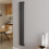 AICA (Single 1800x236mm, Anthracite) Designer Oval Column Radiator Central Heating 1