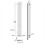 AICA (Single 1800x236mm, Anthracite) Designer Oval Column Radiator Central Heating 3