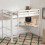 Vida Designs (White) Sydney 3ft Single Bunk Bed with Corner Desk Pine 1