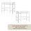 Vida Designs (White) Sydney 3ft Single Bunk Bed with Corner Desk Pine 5