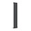 AICA (Single 1800x236mm, Black) Designer Oval Column Radiator Central Heating 4