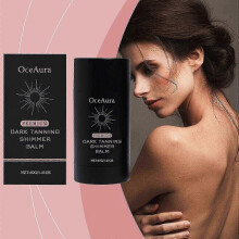 Dark tanning shimmer balmoutdoor tanning stickquick tan instant self-tanner balmmild and not irritating