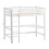 Vida Designs (White) Sydney 3ft Single Bunk Bed with Corner Desk Pine 7