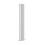 AICA (Double 1800x236mm, White) Designer Oval Column Radiator Central Heating 4