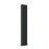 AICA (Double 1800x236mm, Black) Designer Oval Column Radiator Central Heating 4