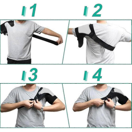 Shoulder Brace, Adjustable Shoulder Support Brace for Men and Women, Shoulder Strap Support Rotator Cuff Support Shoulder Support 2