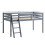 Vida Designs (Grey) Sydney High Sleeper Bunk Bed with Storage Ladder 7