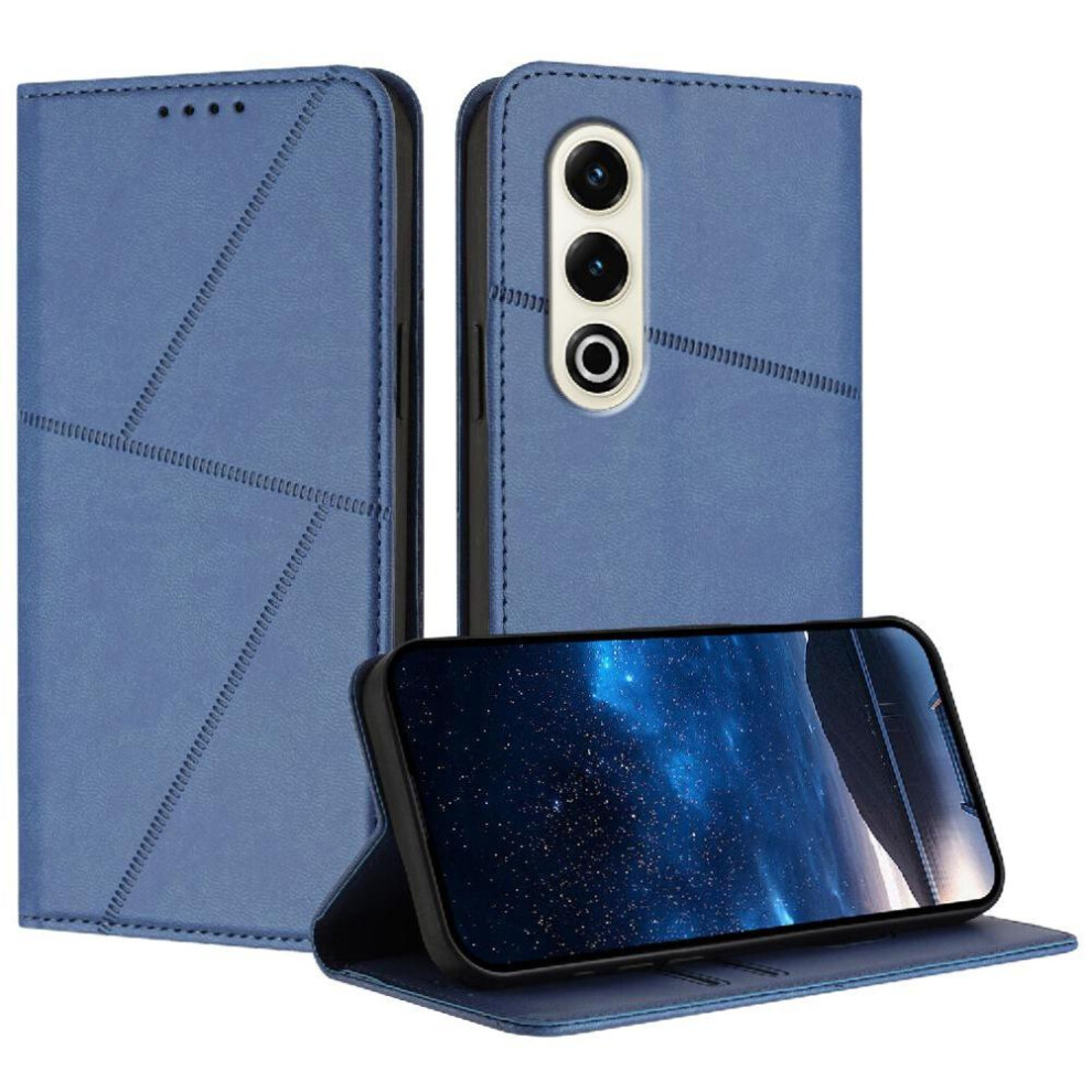 (Blue) Case For Itel S25 Anti-Fingerprint Matte Texture Shockproof Cover With Card Slots And Kickstand Blue 764563154197