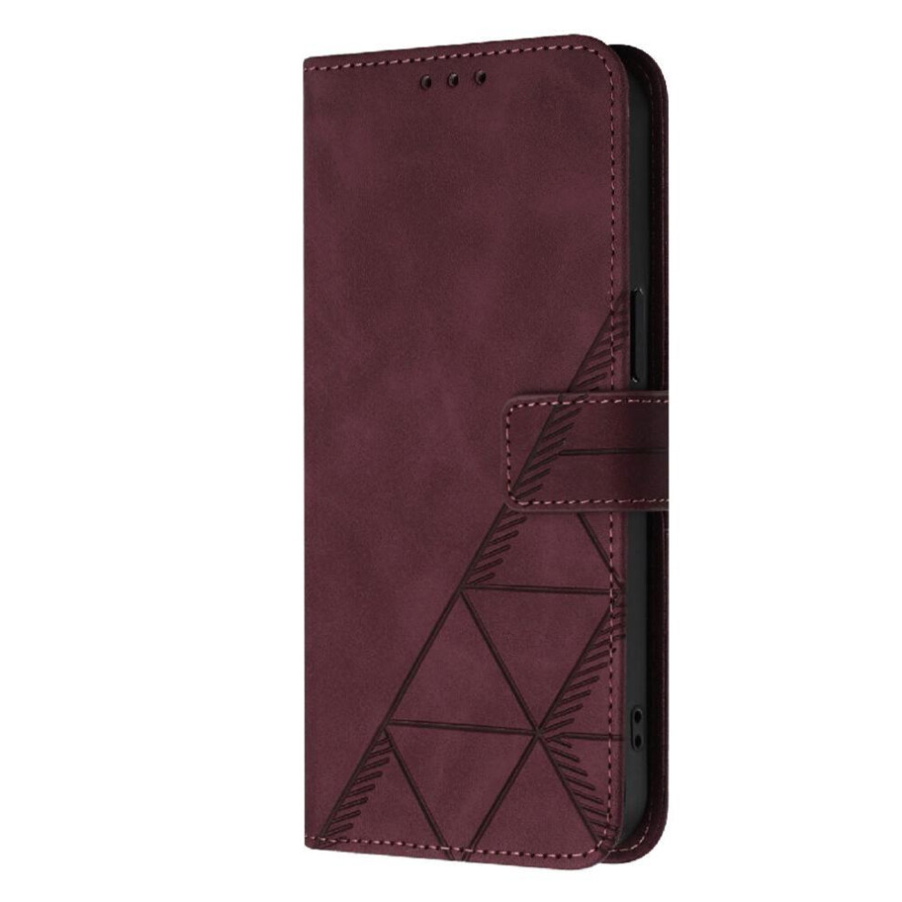(Red) Case For Itel S25 Ultra 4G Flip Folio Book Protective Credit Card Holder Pu Leather Wallet Cover Red 764563154418