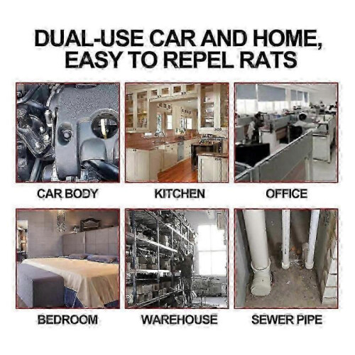 (2pcs) 1-3pcs Automobile Engine Rat Mouse Repellent Spray Natural Vehicle Protection 2